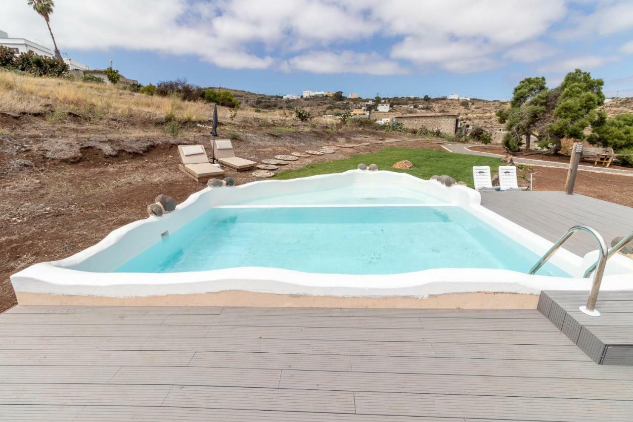 Flatguest Charming House + Pool + Terrace + Views Villa Santa Maria de Guia de Gran Canaria Екстериор снимка